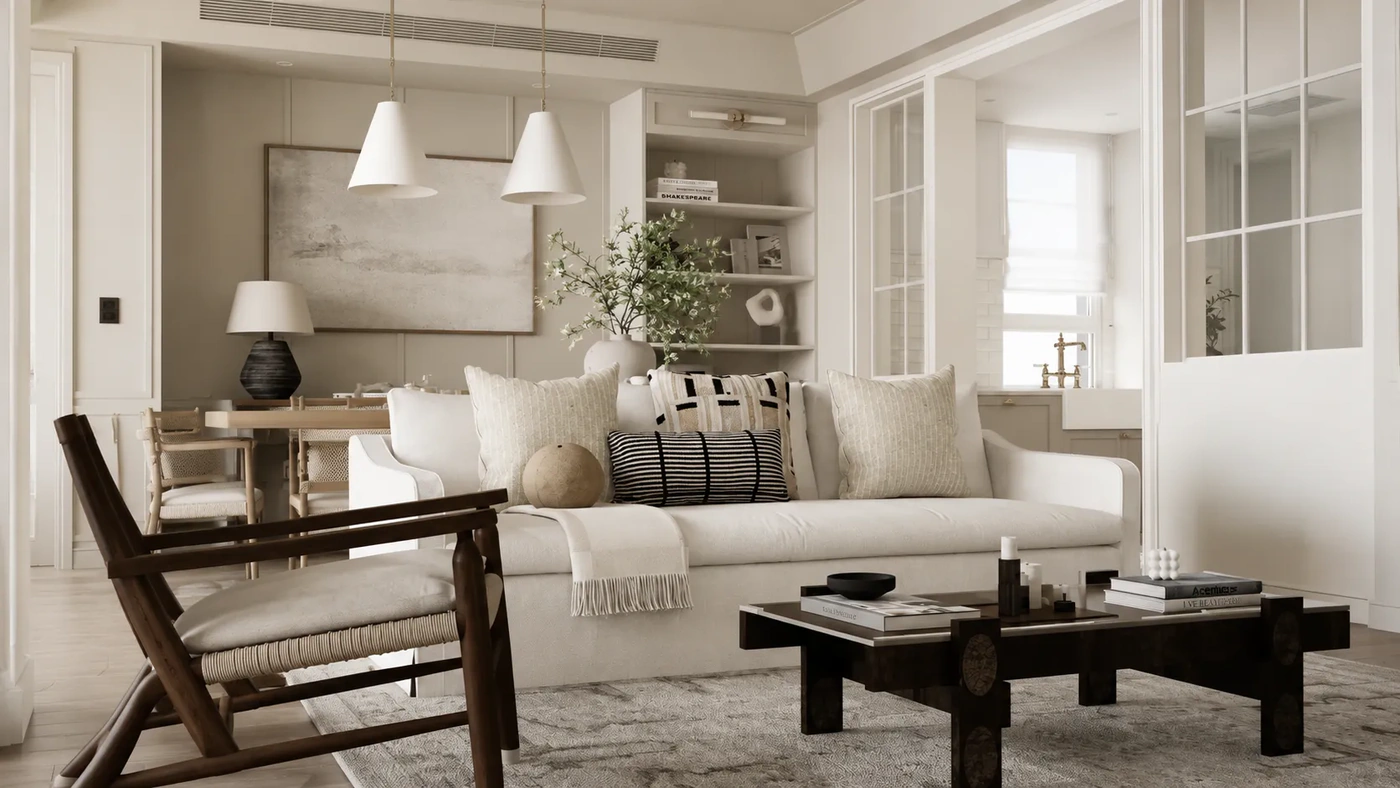 A Cohesive Home of Light & Storage